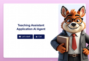 Teaching Assistant Application AI Agent Template Thumbnail