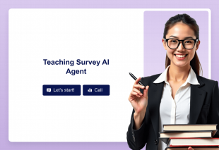 Teaching Survey AI Agent Template Thumbnail