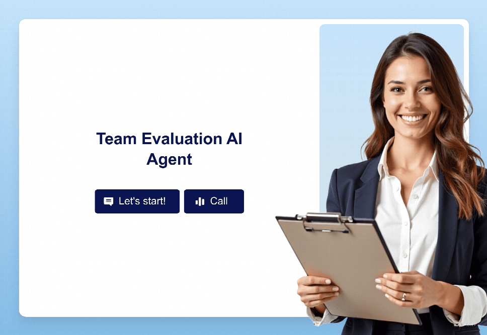 Team Evaluation AI Agent Template | Jotform