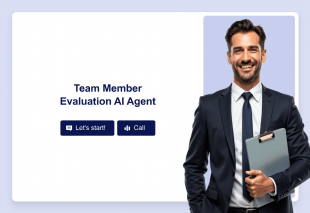 Team Member Evaluation AI Agent Template Thumbnail