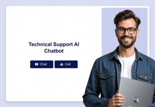 Technical Support AI Chatbot Template Thumbnail