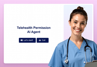Telehealth Permission AI Agent Template Thumbnail
