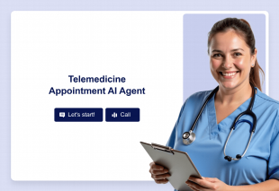 Telemedicine Appointment AI Agent Template Thumbnail