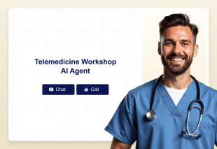 Telemedicine Workshop AI Agent Template Thumbnail