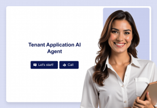 Tenant Application AI Agent Template Thumbnail