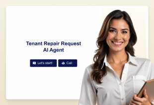 Tenant Repair Request AI Agent Template Thumbnail