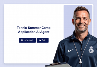 Tennis Summer Camp Application AI Agent Template Thumbnail