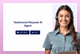 Testimonial Request AI Agent Template Thumbnail