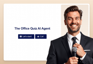 The Office Quiz AI Agent Template Thumbnail