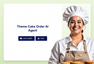 Theme Cake Order AI Agent Template Thumbnail