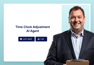 Time Clock Adjustment AI Agent Template Thumbnail