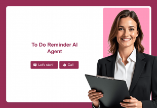 To Do Reminder AI Agent Template Thumbnail