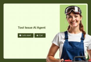 Tool Issue AI Agent Template Thumbnail