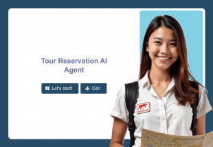 Tour Reservation AI Agent Template Thumbnail