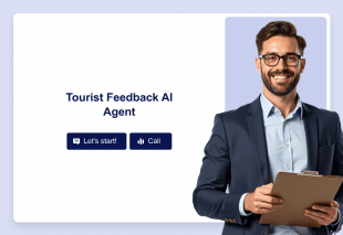Tourist Feedback AI Agent Template Thumbnail