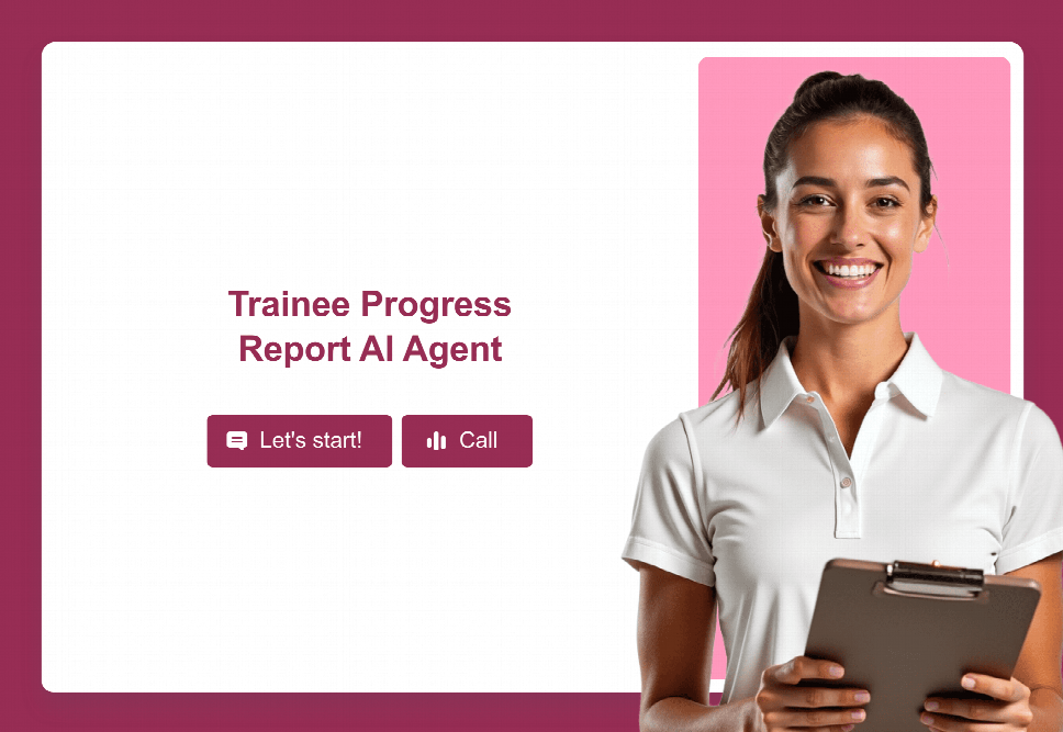 Trainee Progress Report Virtual Coordinator | Jotform