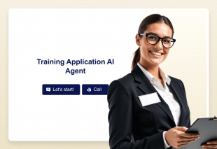 Training Application AI Agent Template Thumbnail
