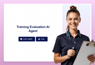 Training Evaluation AI Agent Template Thumbnail