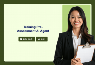 Training Pre-Assessment Virtual Evaluator Template Thumbnail