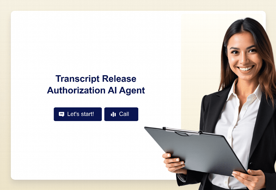 Transcript Release Authorization Assistant | Jotform