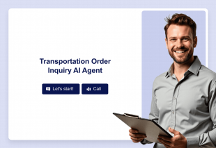 Transportation Order Inquiry AI Agent Template Thumbnail
