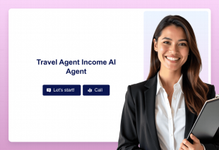 Travel Agent Income AI Agent Template Thumbnail