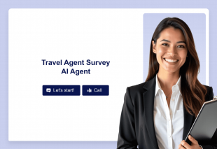 Travel Agent Survey AI Agent Template Thumbnail