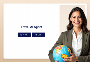 Travel AI Agent Template Thumbnail