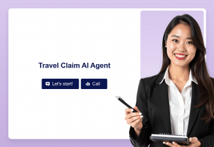 Travel Claim AI Agent Template Thumbnail