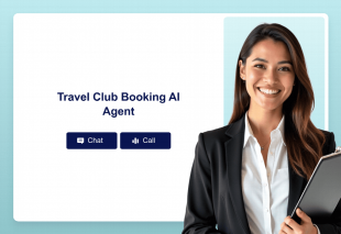 Travel Club Booking AI Agent Template Thumbnail