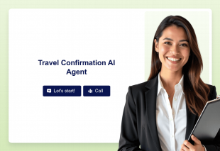 Travel Confirmation AI Agent Template Thumbnail