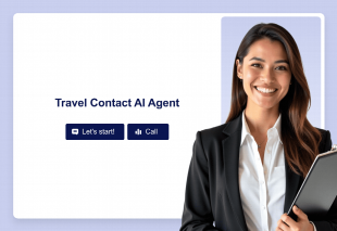 Travel Contact AI Agent Template Thumbnail