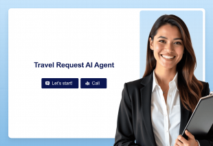 Travel Request AI Agent Template Thumbnail