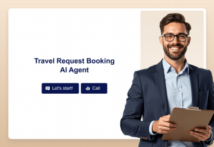 Travel Request Booking AI Agent Template Thumbnail