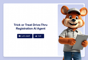 Trick or Treat Drive-Thru Registration AI Agent Template Thumbnail