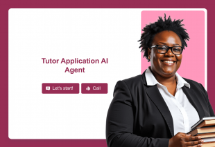 Tutor Application AI Agent Template Thumbnail