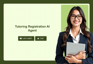 Tutoring Registration AI Agent Template Thumbnail