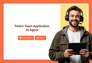 Twitch Team Application AI Agent Template Thumbnail