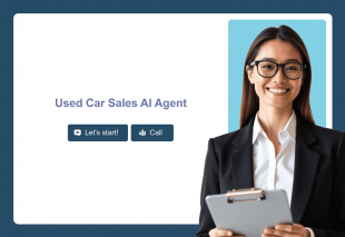 Used Car Sales AI Agent Template Thumbnail