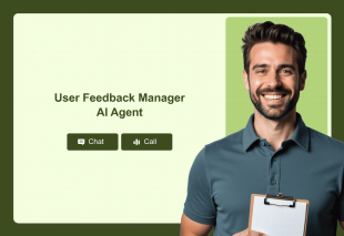 User Feedback Manager AI Agent Template Thumbnail