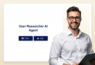 User Researcher AI Agent Template Thumbnail
