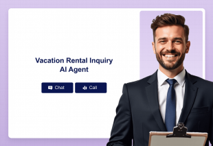 Vacation Rental Inquiry AI Agent Template Thumbnail