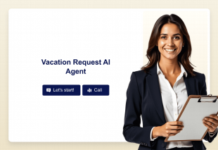 Vacation Request AI Agent Template Thumbnail