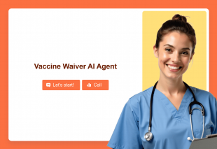 Vaccine Waiver AI Agent Template Thumbnail