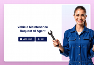 Vehicle Maintenance Request AI Agent Template Thumbnail
