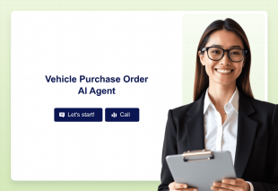 Vehicle Purchase Order AI Agent Template Thumbnail