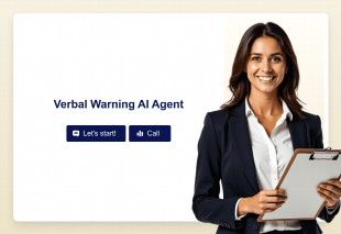 Verbal Warning AI Agent Template Thumbnail