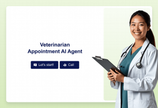 Veterinarian Appointment AI Agent Template Thumbnail
