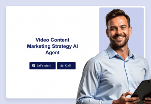 Video Content Marketing Strategy AI Agent Template Thumbnail
