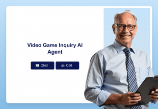Video Game Inquiry AI Agent Template Thumbnail